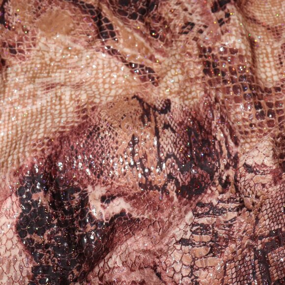 🐍 Sparkling Snakeskin Bodysuit Swimsuit – Size 14 Sleek & Shimmery | One-Piece - Picture 4 of 5